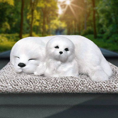 Aktiv kömürlü qoxu uducular — Formaldehyde Car Ornaments Creative Decoration - mother-and-child-squats-labrador