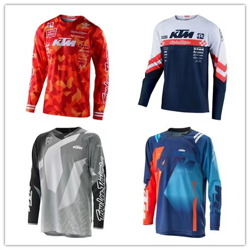 KTM downhill clothing mountain bike riding clothing jacket men's long sleeve cross-country racing clothing quick-drying T-shirt foreign trade wholesale