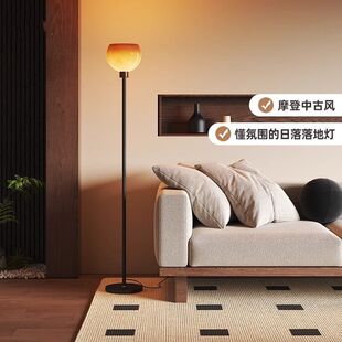 French Middle Ancient Living Room Floor Lamp Next to Sofa High-class Bedroom Bedside Atmosphere Decorative Art Aesthetic Lamp Vertical
