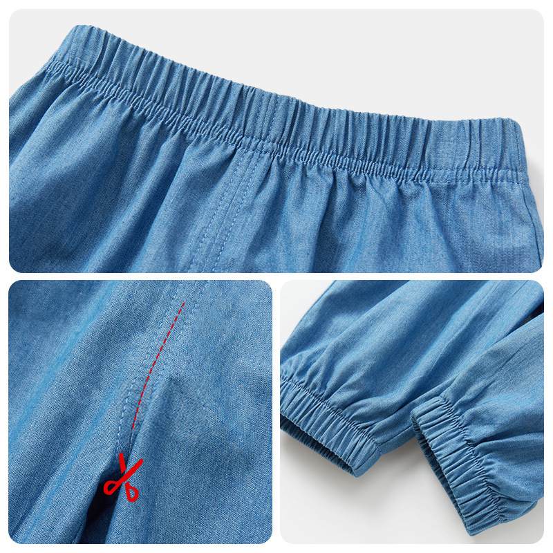 Pantalón Jean Antimosquitos para Bebé de Algodón para Verano image 6
