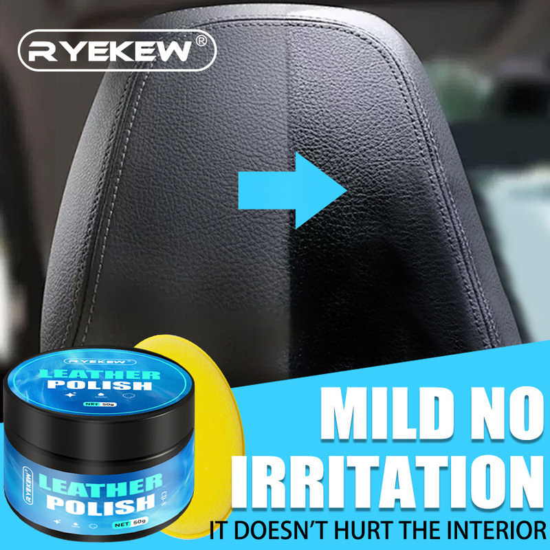 Ryekew Car Leather Care Cream Seat Sofa Damaged Leather Maintenance Car Cleaning Renovation Repair Cream Ryekew Car Leather Care Cream Seat Sofa Damaged Leather Maintenance Car Cleaning Renovation Repair Cream