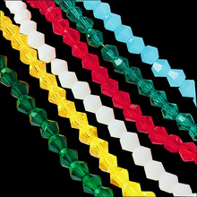 4mmˮ��������b�o�σ��^��ɢ��diy Rhombus Glass Beads������