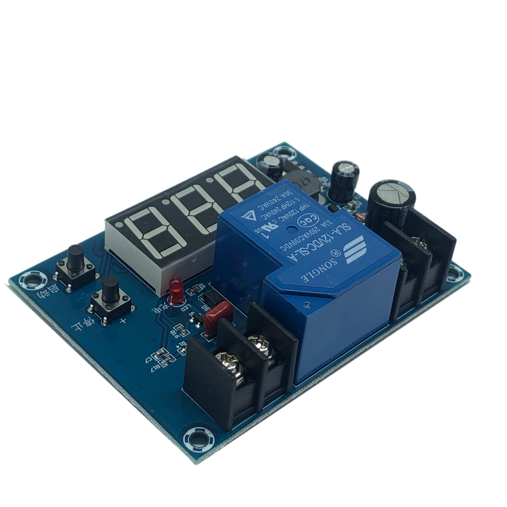 XH-M613 蓄电池汽车电瓶过冲控制板模块48V72V防过充数字电压控制