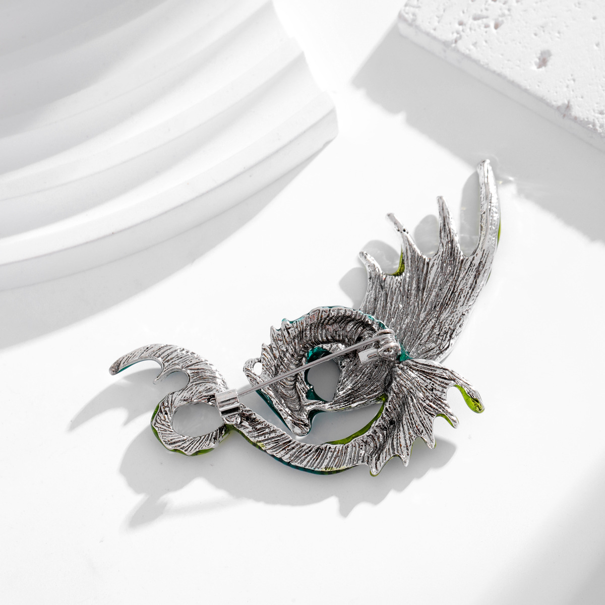Europäisches Emaille Drachen Brosche Für Herren Anzug Und Sakko_voghion.com