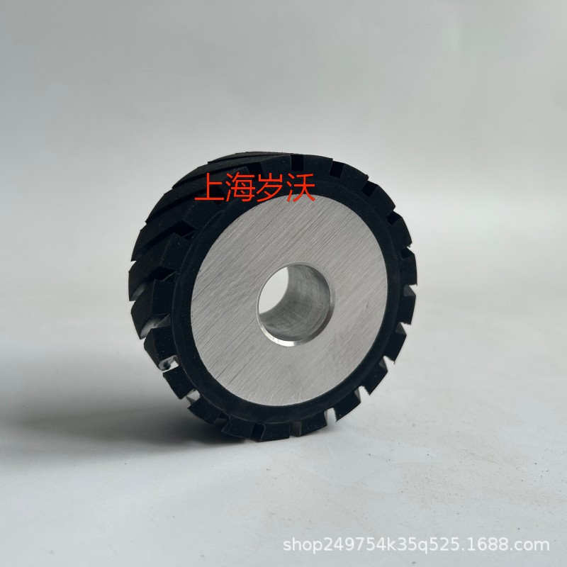 橡胶轮工业从动橡胶轮斜齿轮主动轮砂带辅助轮抛光轮