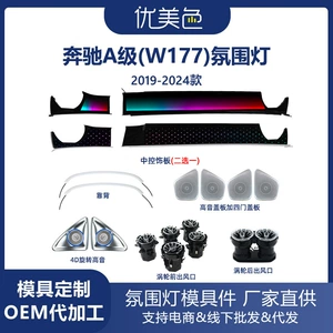 Car ambient lighting is suitable for Mercedes-Benz A-Class-W177-2019-2024