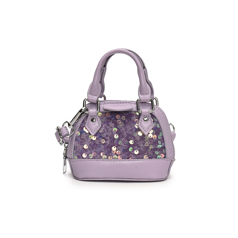 Moda coreana de sequillas, bolsas de hombro para niños y niñas, bolsas de mano mini para bebés, 2025 nuevas bolsas de conchas para niños