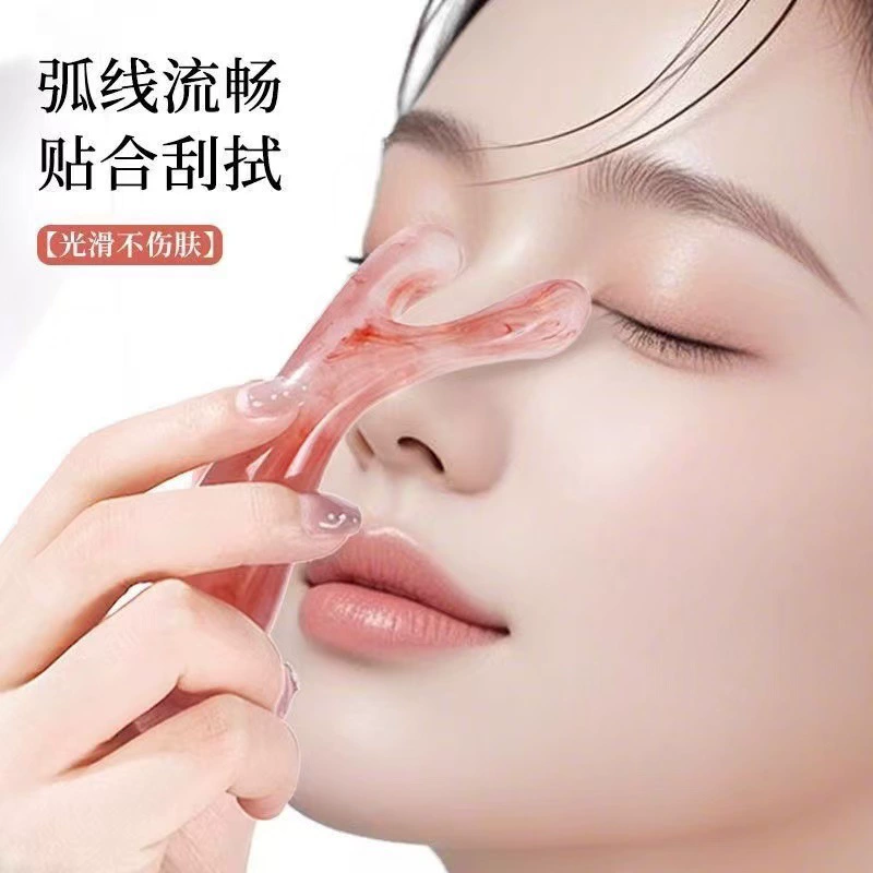 Резиновая расческа для меридианов лица, скребок для носа, массажный скребок с пятью когтями, массажер, палочка для вытягивания сухожилий, скребковая расческа, готова к продаже