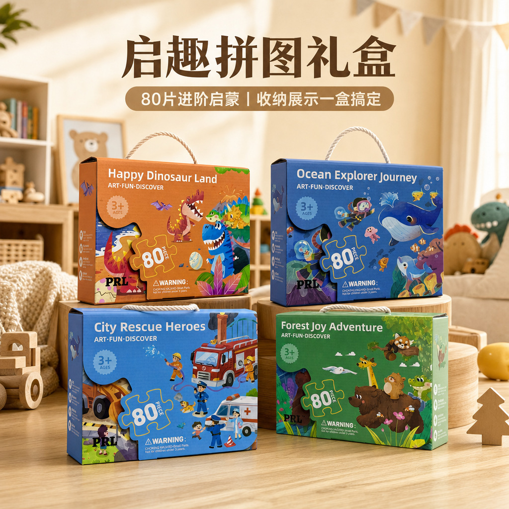 Free shipping cross-border children's puzzle boys and girls toys wholesale kindergarten hand gift gift stall hot selling dinosaur Free shipping cross-border children's puzzle boys and girls toys wholesale kindergarten hand gift gift stall hot selling dinosaur