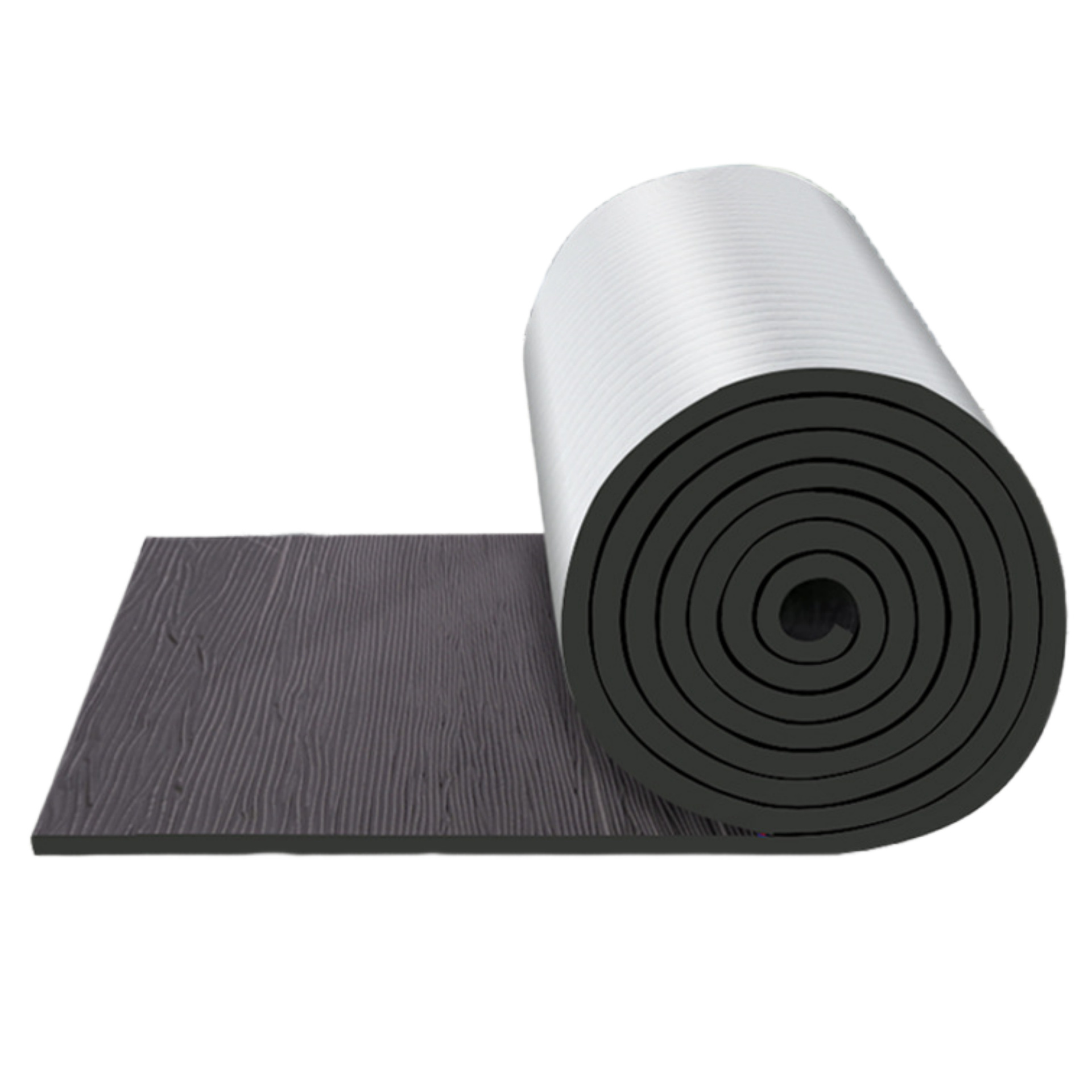 B1 tablero de caucho-plástico tablero de aislamiento de esponja de caucho-plástico ventilación tubería de lucha contra incendios tablero de caucho-plástico chapa de papel de aluminio adhesivo tablero de caucho-plástico