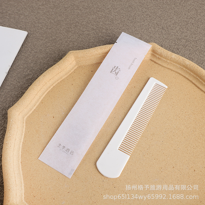 Disposable brush for hotel, slippers