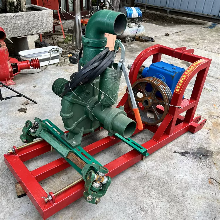 拖拉机后悬挂轴带动高压喷灌泵 扬程高 输送距离远