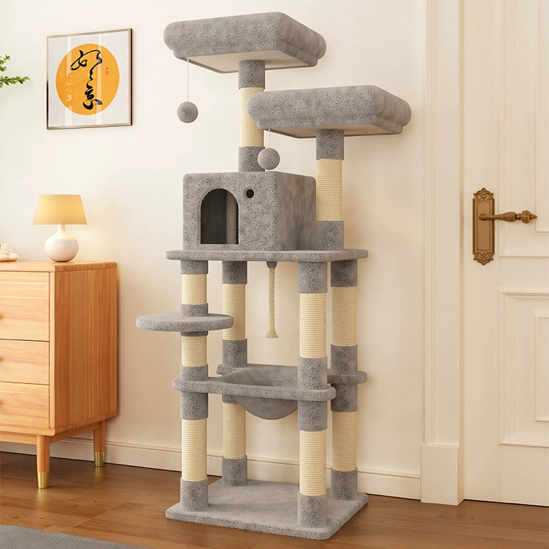 Оптовая продажа от производителей для внешней торговли: кошачий домик-шар, кошачий домик-дерево, кошачий стеллаж, кошачий дерево-когтетрость, комплексный набор для кошек, простой стиль.