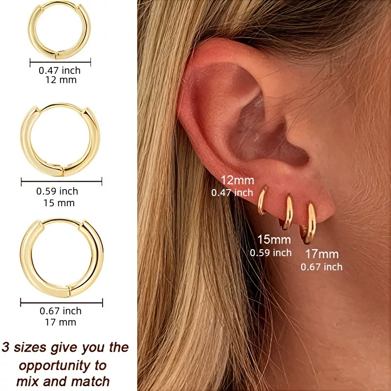 Серьги из нержавеющей стали, Amazon, 2,5 мм, простой и элегантный дизайн