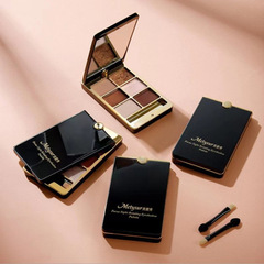 美媞秀焦點視線旋轉六色眼影盤學生日常平價淡妝初學者大地色眼影