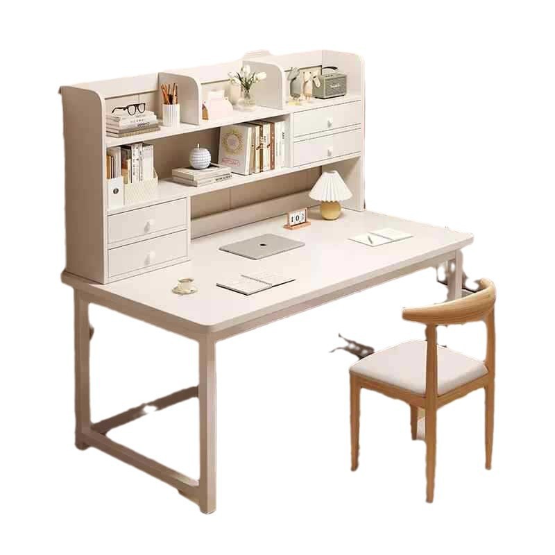 Escritorio de computadora, dormitorio, oficina en casa, escritorio de oficina, banco de trabajo simple, escritorio de estudio para estudiantes, estantería, escritorio integrado