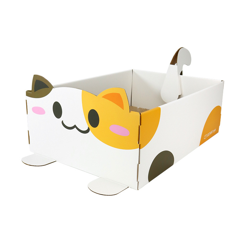 세 꽃 야옹 (고양이 스크래치 보드 포함)