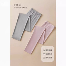 女士无痕保暖秋裤女加绒加厚打底裤德绒毛裤双面磨毛自发热裤