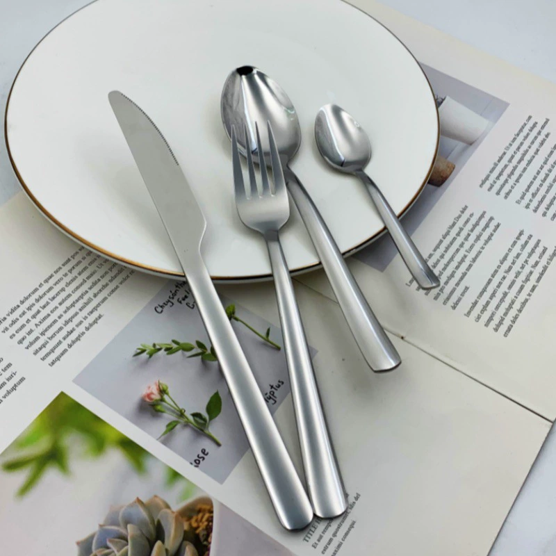 High-end set stainless steel, tableware, gift box, 4 piece set