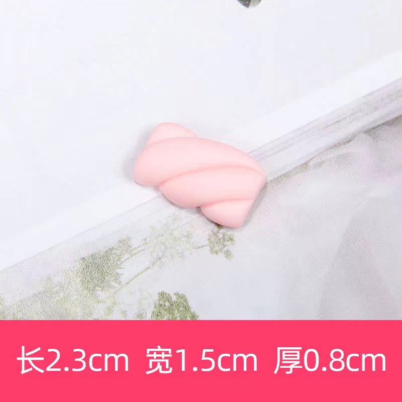 Macarón simulación de algodón diy accesorios de resina al por mayor crema pegamento clip de pelo parche de caso de teléfono móvil venta directa