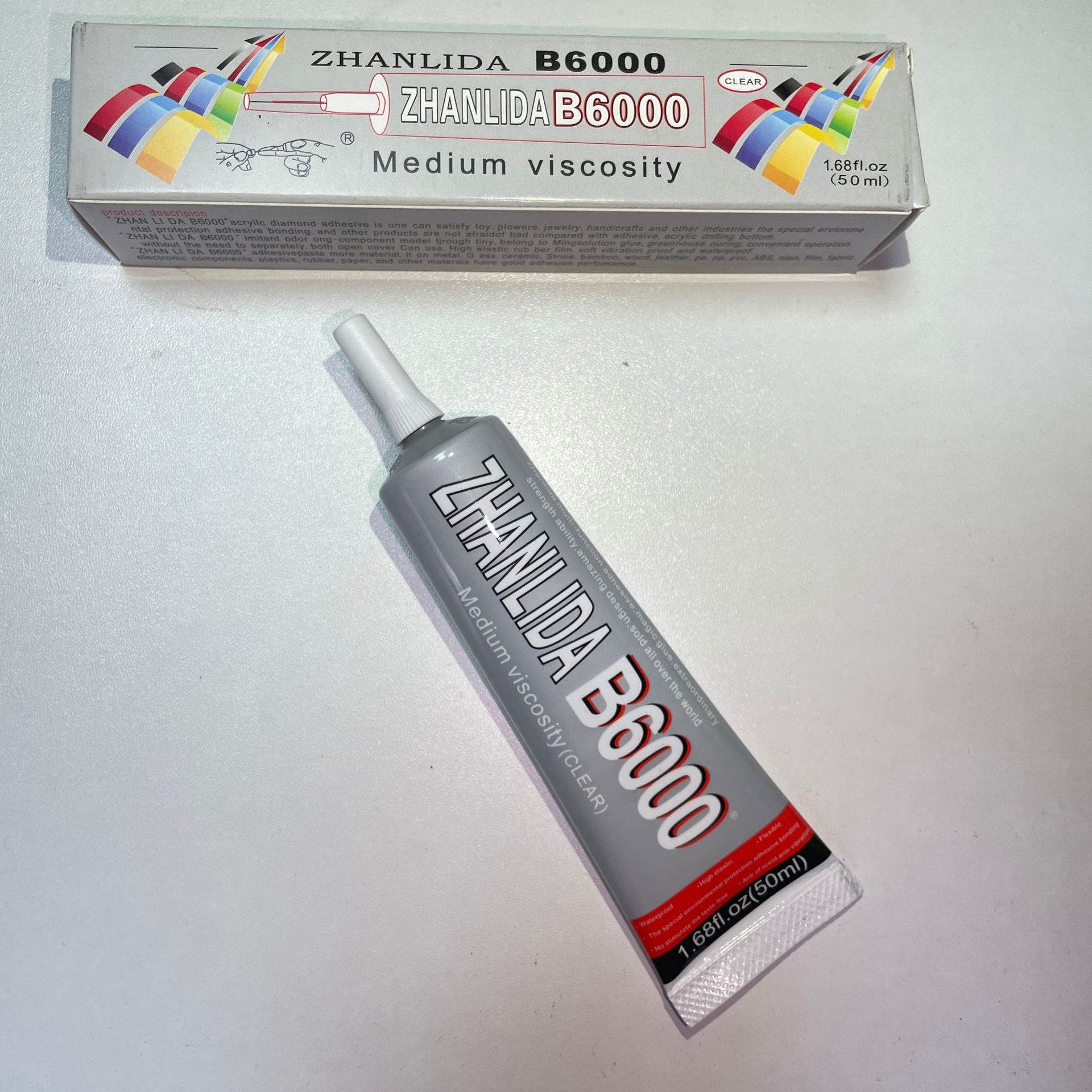 B6000 adesivo adesivo acrílico cuero DIY pegamento de diamante adhesivo caja de teléfono móvil diamante adhesivo fábrica de venta directa