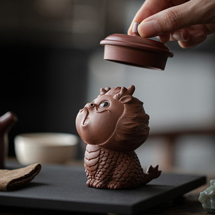 Purple Clay Tea Pet Boutique Can Be Raised to Attract
