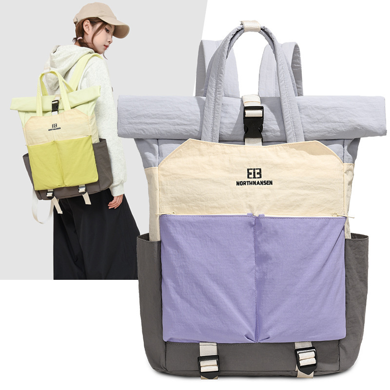 New Foreign Trade Casual Backpacks, Taslan Style, Korean Fashion Street Style, Outdoor Backpacks for Men and Women, College Students, Wholesale