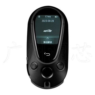 Universal Cf700 Smart Lcd Key Suitable for Models with One-Button Start, Modified Touch Screen, Cross-Border Foreign Trade (Car Keys) - instructions-in-chinese-and-english-black-model
