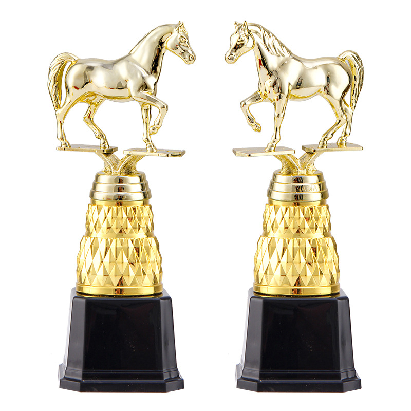 Trofeos de ponies Taekwondo Ciclismo Volleyball Palomas Trofeos de equitación Recitación de niños Estrella de lectura Trofeo