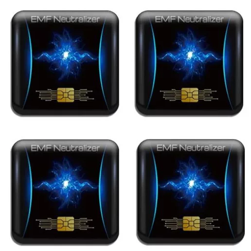 Including Packaging Price, Square Hard Sheet 2.8 Negative Ion Energy Anti-Radiation Sticker for Mobile Phone