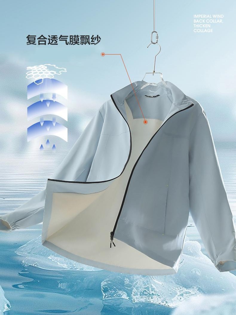 Trajes de asalto delgados logotipo de ropa de trabajo otoño y invierno 4s tienda de reparación de automóviles chaqueta de cuello de trabajo corporativo chaqueta con capuz