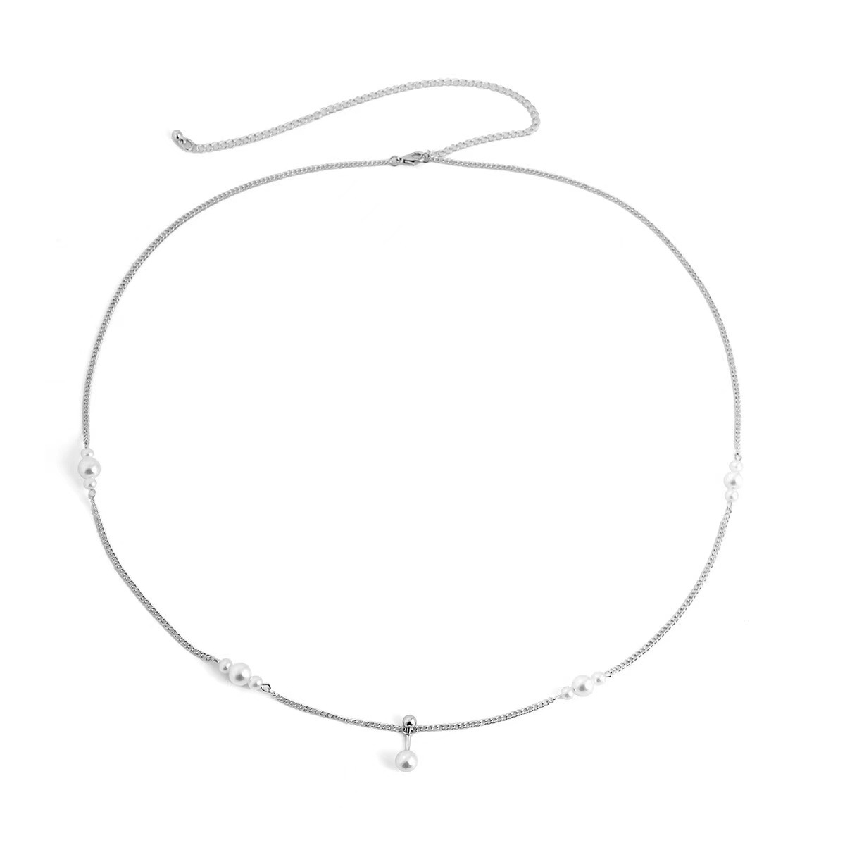 Personalisiertes Zirkonia Bauchnabelpiercing Mit Perlenquaste_voghion.com