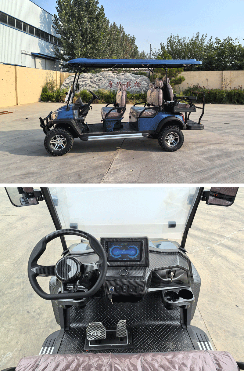 Foreign trade 2 seats 4 seats 6 seats golf cart scenic spot tourism sightseeing car beach electric golf cart