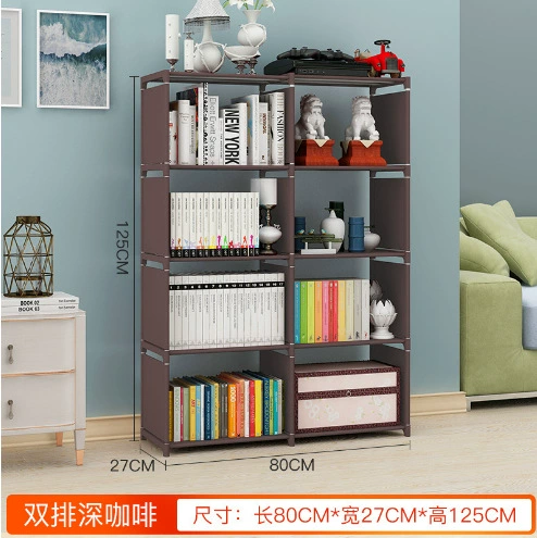 Вертикальная сборка многослойных книжных полок