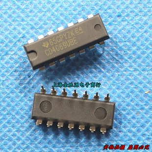 Integrated IC Chip CD4069UBE HCF4069UBE CD4069 DIP14 COMS Inverted Original