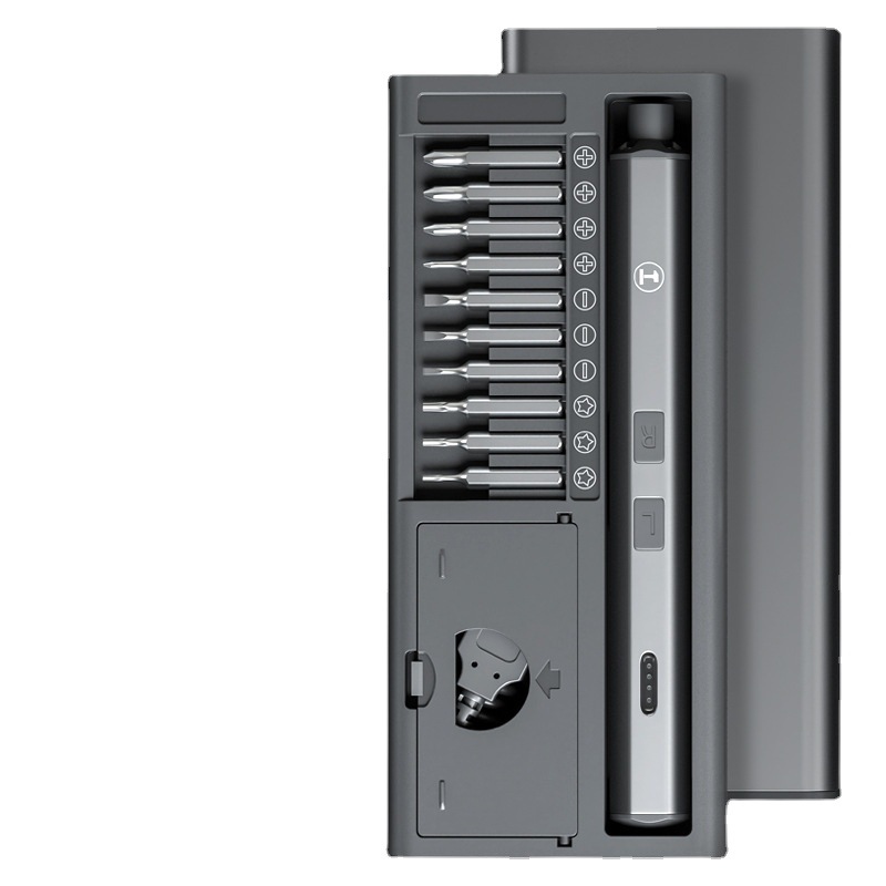Greenwood destornillador eléctrico recargable hogar pequeño destornillador eléctrico destornillador traje automático multifuncional