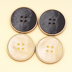 高端扣子女士西裝上衣羊毛開衫毛衣外套衣服袖口高檔金屬四眼紐扣