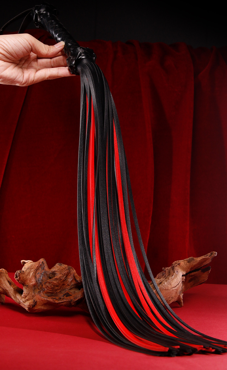 Jiuai SM Fringe Whip with Leather Accents for Adult Couples — detail image 34