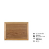 Custom 300 black walnut diagonal dial Japanese -style wooden tray hotel Western food fruit snack wooden pallet high value