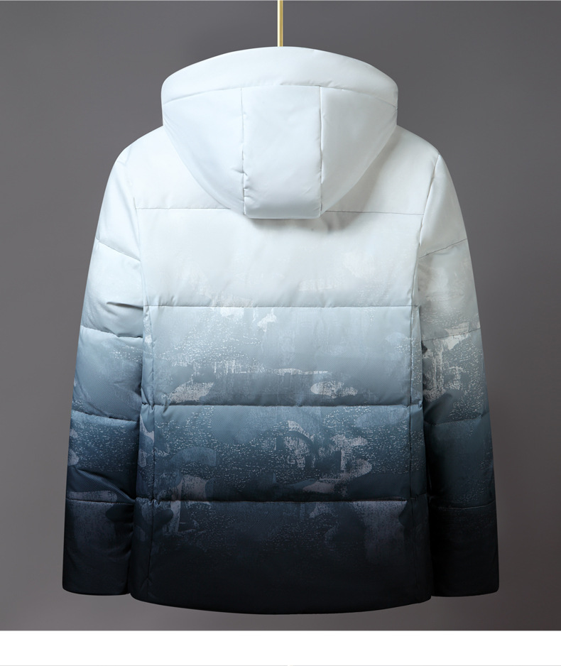Men's Winter Jacket Thickened Short Coat Trendy Wide Lapel Style_voghion.com