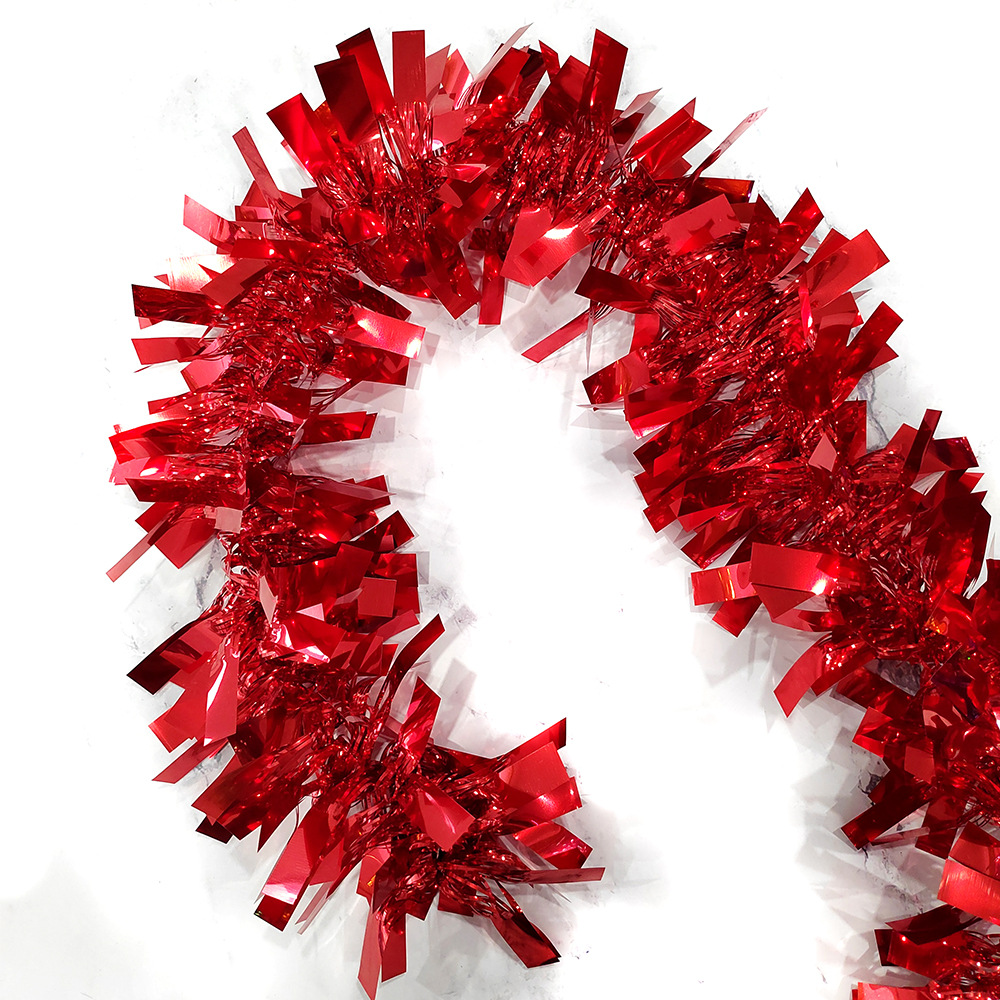 Fiesta de Navidad suministros de boda guirnalda rayas de color decoración de la habitación de la boda rayas de color engrosadas rayas de lana