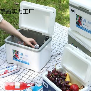 2025 New Car Refrigerator Small Freezer Insulated Box Breast Milk Special Fresh-Keeping Camping Style Stall Outdoor Large Capacity