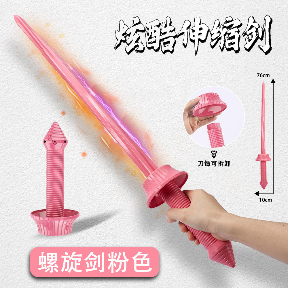 Explosiva transfronteriza Cuchillo de gravedad 3D Cuchillo de zanahoria luminoso Juguete de descompresión Serie de cuchillos de zanahoria impresos en 3D Ansiedad