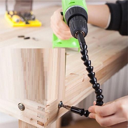 Cross-border electric screwdriver accessories, hexagonal 295mm universal flexible shaft, hexagonal handle bit bender