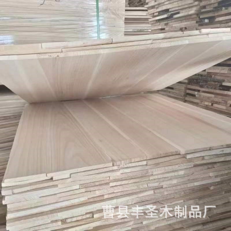 实木板大板家装建材专用桐木碳化板桐木实木板整板桌面板不易变形