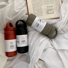 韓版日式便攜可愛少女杯子保溫瓶水瓶學生簡約大容量水杯保溫杯女