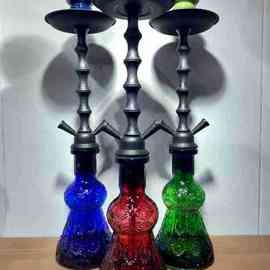 跨境阿拉伯水烟壶全套中号水烟壶双管酒吧热销shisha hookah