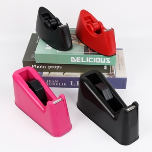 Florist supplies transparent tape cutter labor-saving rubber seat boat type rubber seat tape rack stationery tape tear device