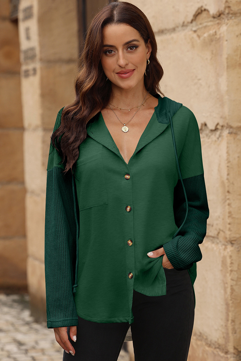 Women's hoodies birds Long Sleeve Casual Color Block Solid Color display picture 5