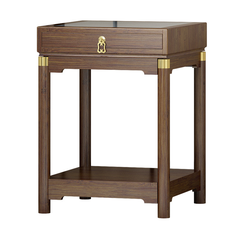 Luz de lujo Rock placa mesa auxiliar pequeño sofá lado gabinete sala de estar esquina Mesa dormitorio pequeña mesa lateral mesita de noche estante de almacenamiento